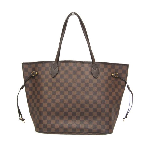 LOUIS VUITTON Brown Damier Neverfull MM Tote Bag - Picture 1 of 16